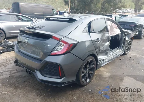 2019 Honda Civic Sport из США, поврежденный, VIN SHHFK7H40KU223789